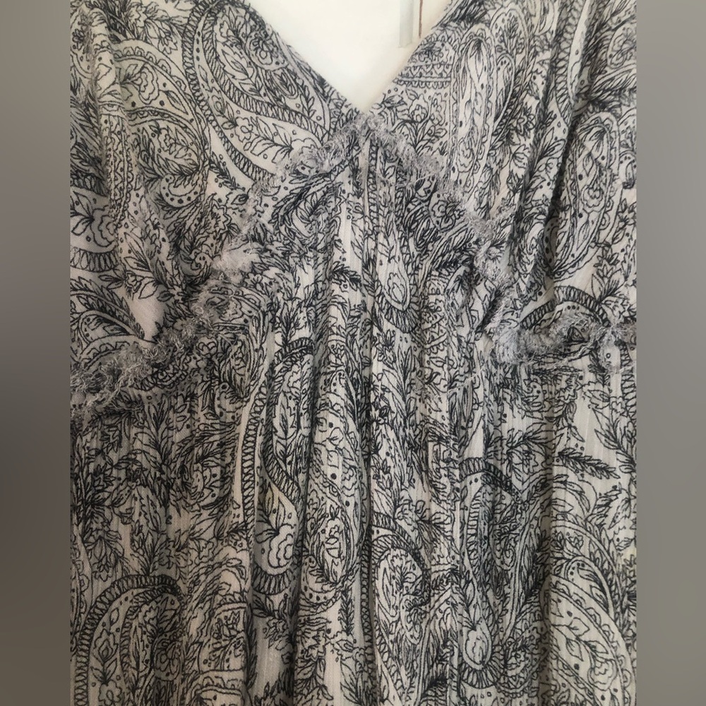 O’Neill black/white Deena paisley spaghetti strap maxi - Picture 6 of 7